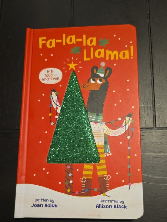 Scholastic Other - Scholastic Fa-la-la Llama! Red and Green Holiday Touch-and-Feel Board Book